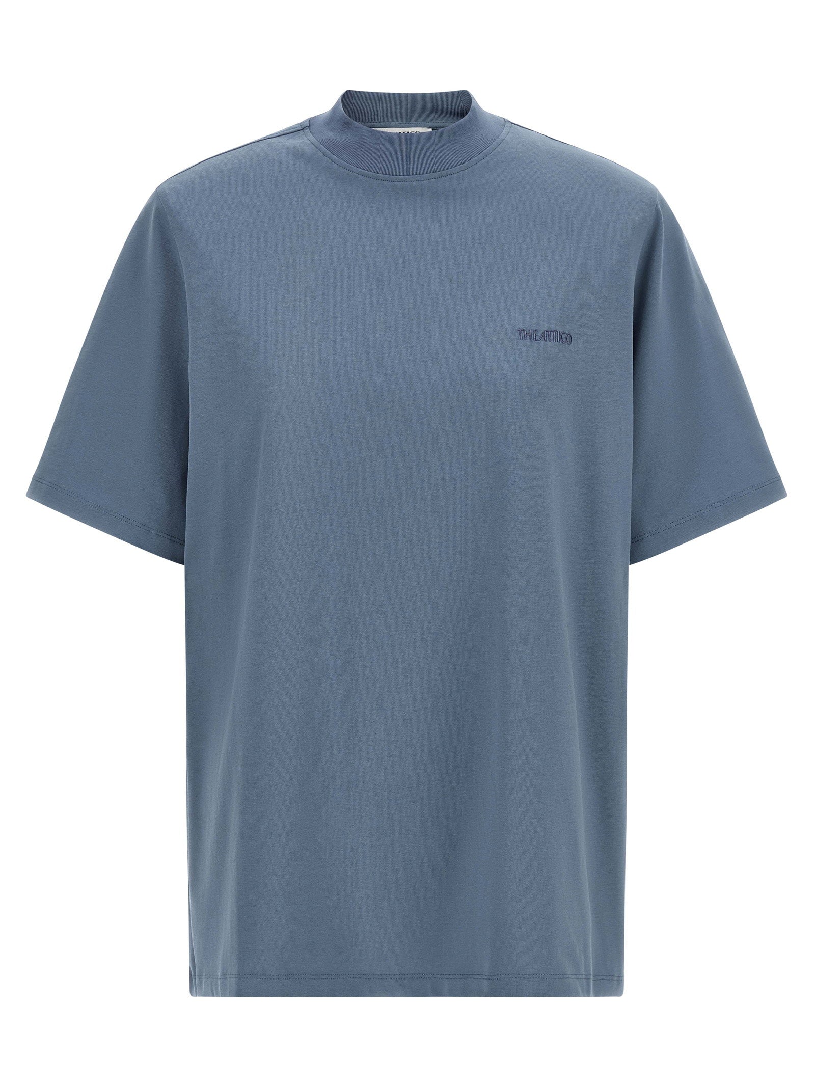 The Attico Mock-neck T-shirt – 100% cotton