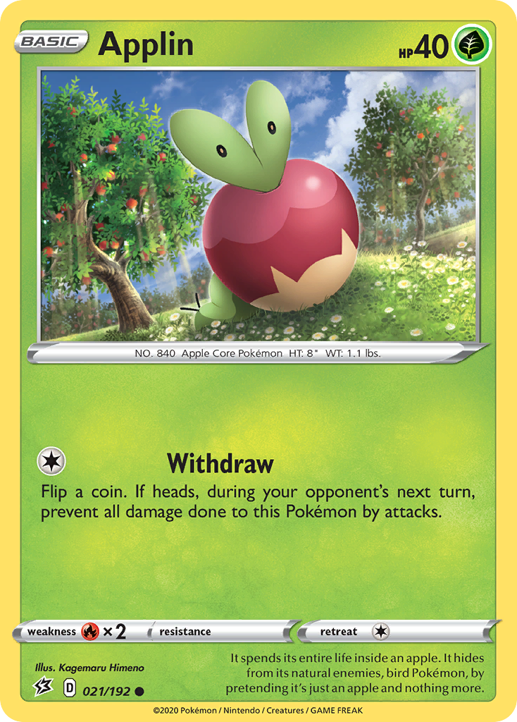 Common swsh2-021 non-holo – Pokémon Applin - 021/192 - Common [swsh2-021] [Non-Holo] - Applin - 021/192 - Common
