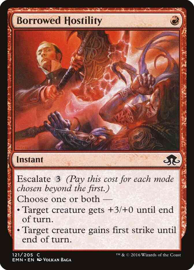 Borrowed hostility 121 – Magic Borrowed Hostility [121] [Eldritch Moon] [Non-Foil]
