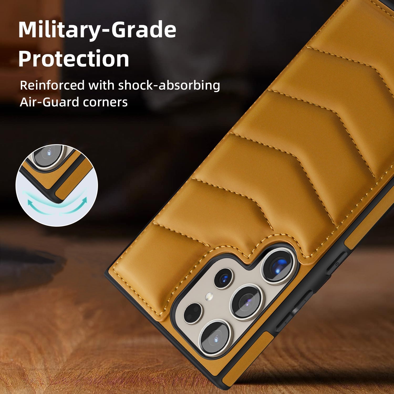 Million Cases Premium Leather Kickstand Case - Samsung - view 4