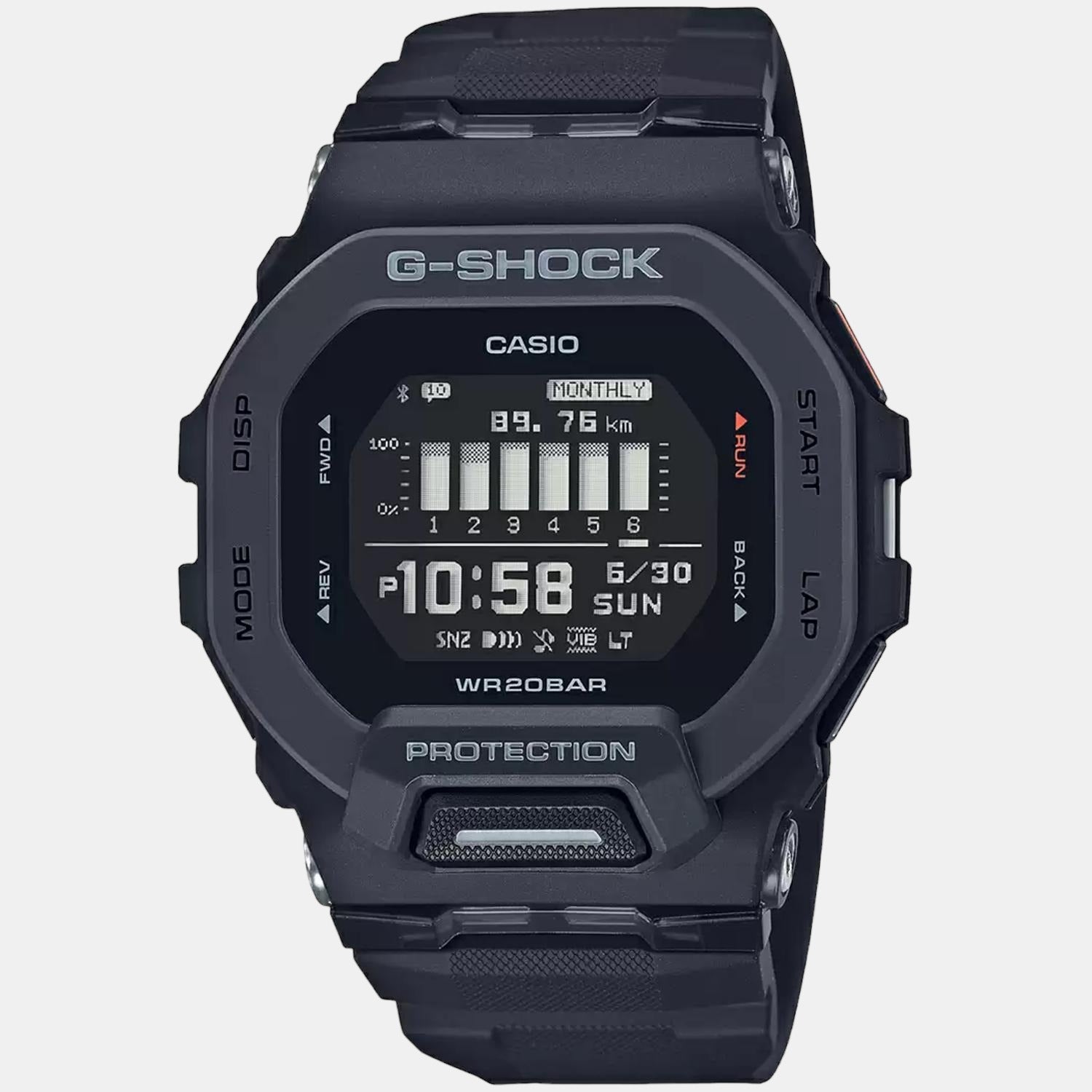 Casio G-Shock Men Quartz Black Dial Digital Resin Watch G1146 - view 2