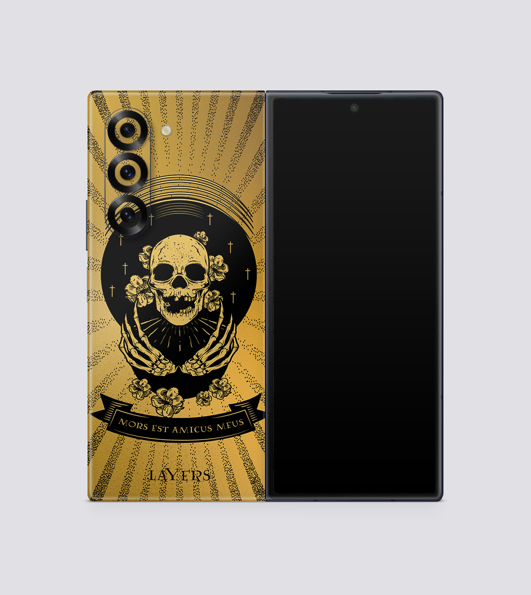 Samsung Galaxy Z Fold 6 Golden Skull