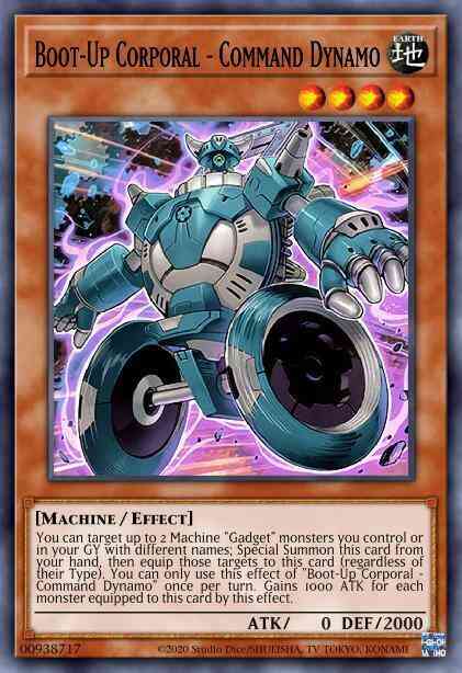 Yu-Gi-Oh! Boot-Up Corporal - Command Dynamo - FIGA-EN001 - Super Rare - 1st Edition