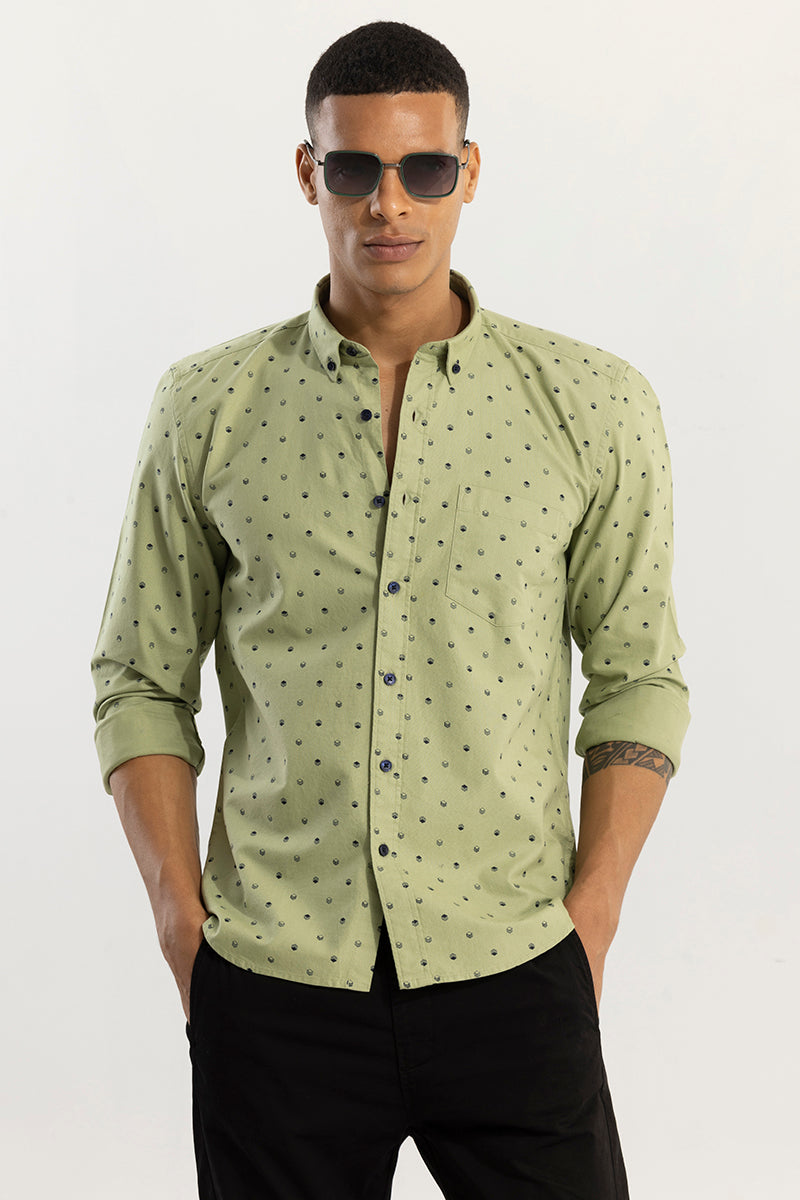 SNITCH Cubist Green Shirt