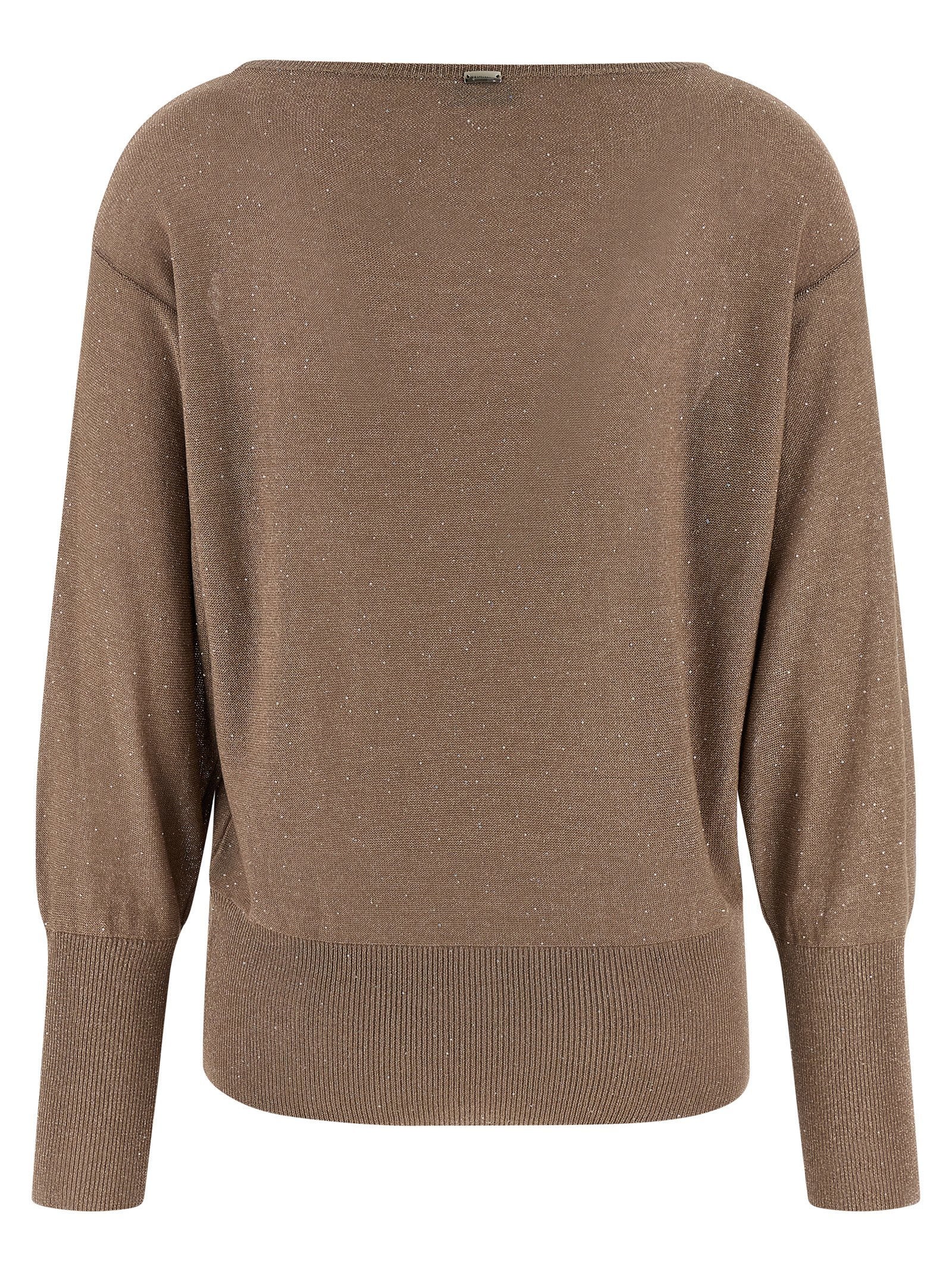 Herno Lamé And Sequin Yarn Sweater - view 2