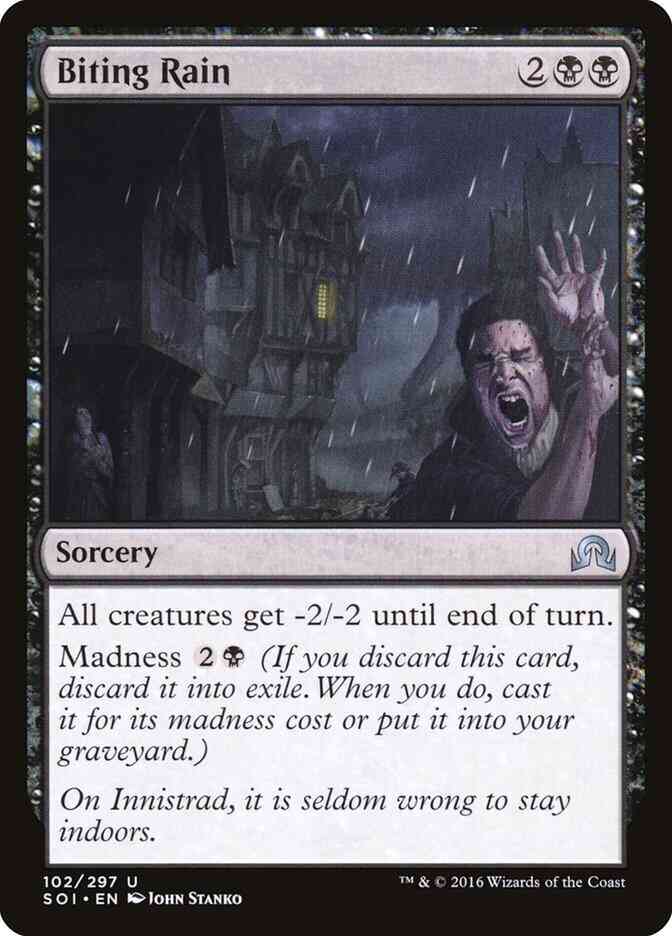 Biting rain 102 – Magic Biting Rain [102] [Shadows over Innistrad] [Non-Foil]