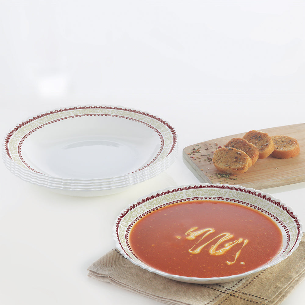 My Borosil Larah by Borosil Elega Soup Plates