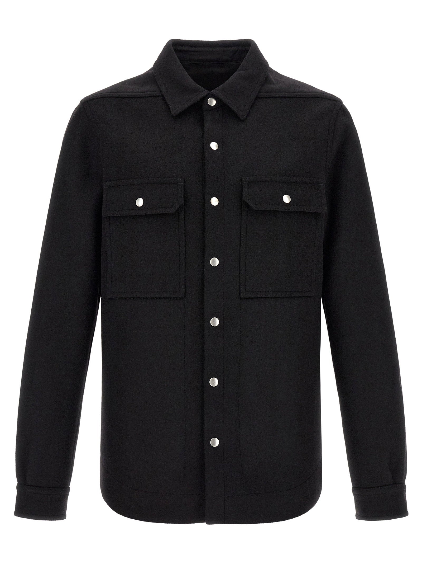 Rick Owens Overshirt Jacket – 100% new wool