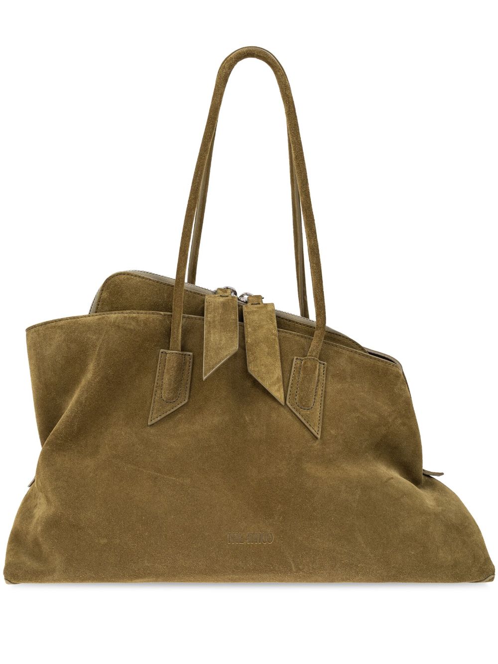 The Attico Monday Large Tote – Outer: Calf Suede 100%