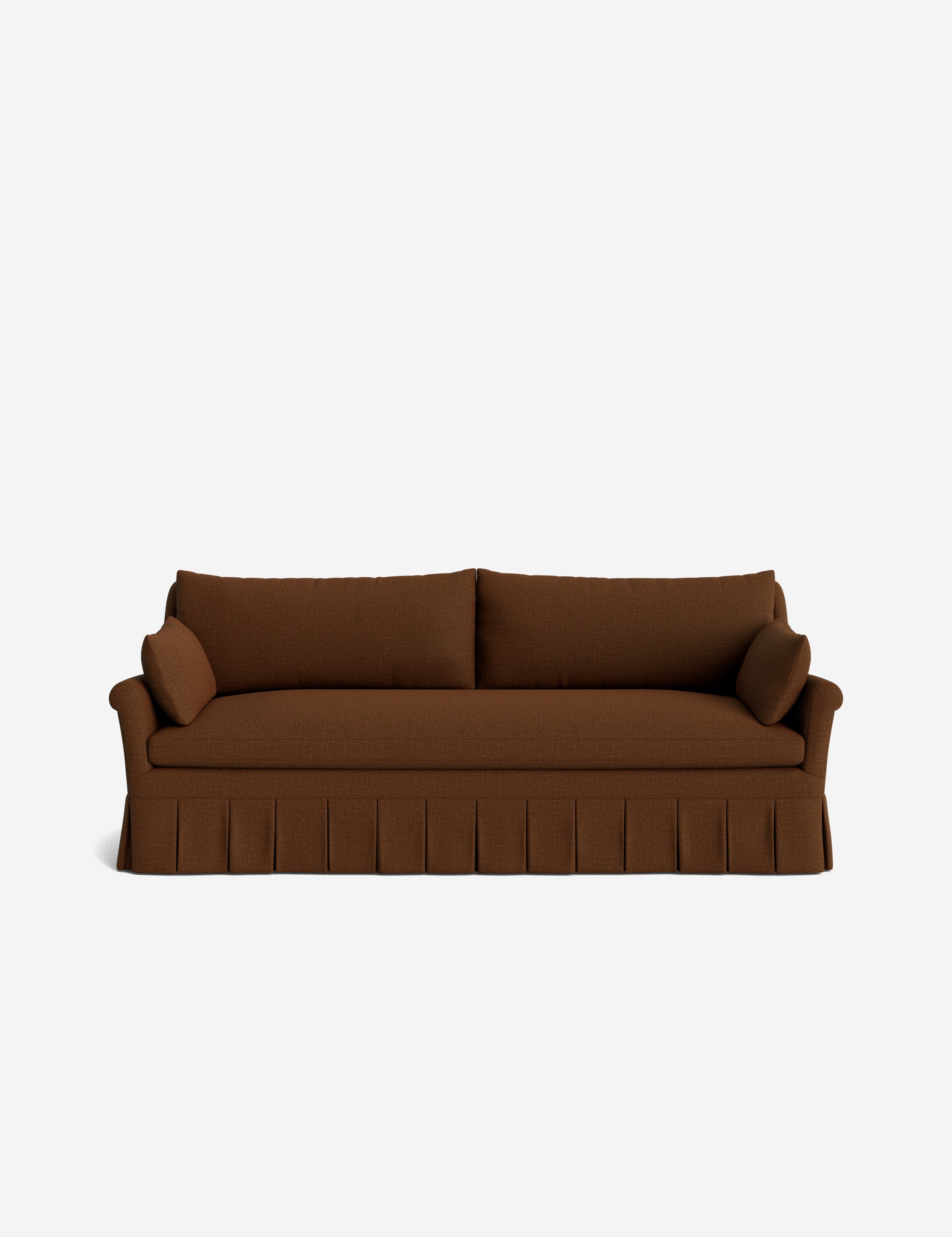 Lulu and Georgia Portola Rolled Arm Pleated Sofa - view 140