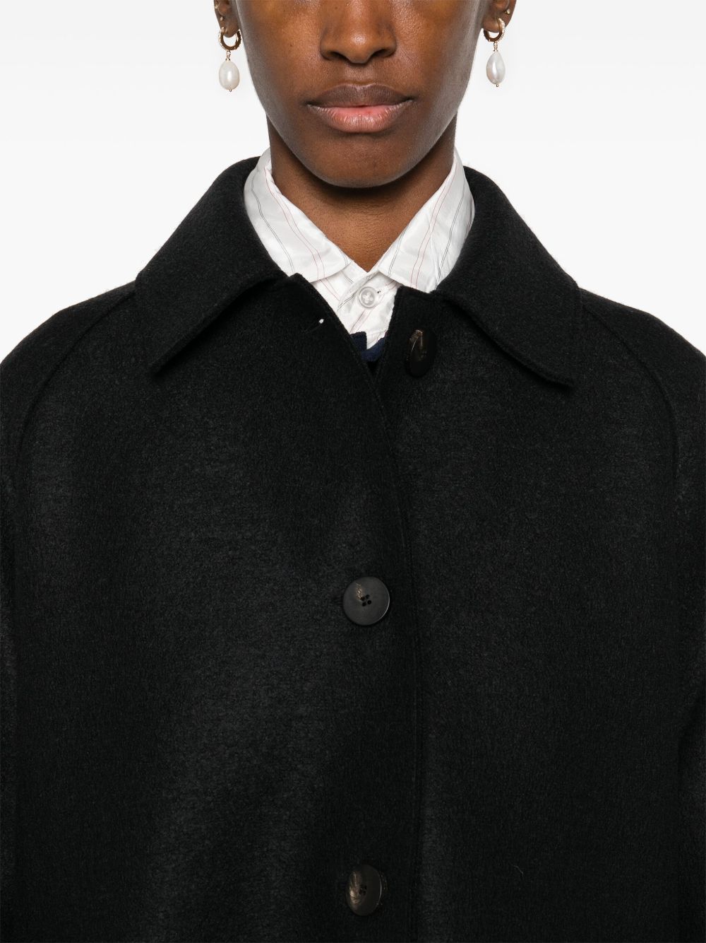 Harris Wharf London Coat – VIRGIN WOOL 100% - view 2