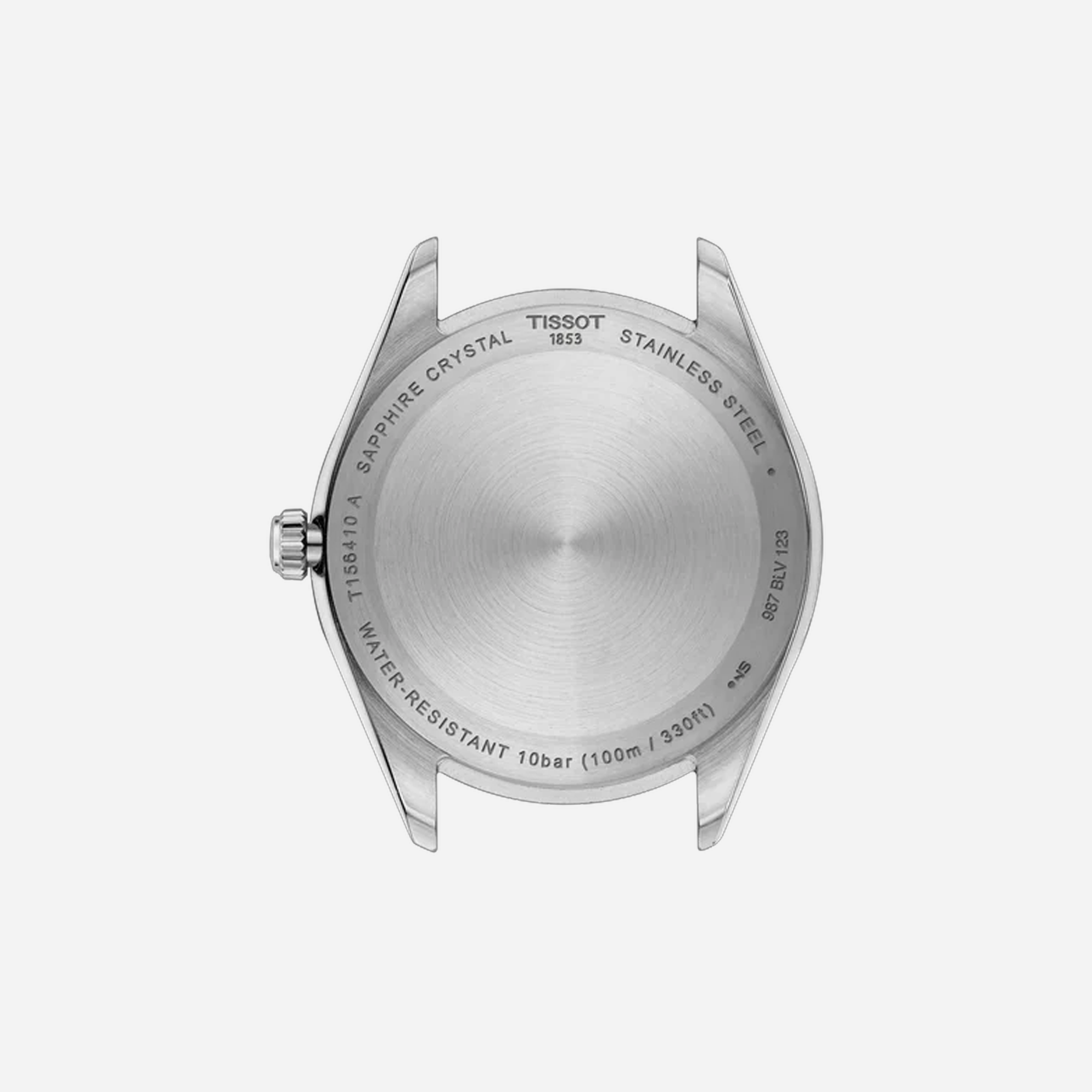 Tissot Ballade 40mm Blue Dial Grey Strap Watch - view 2