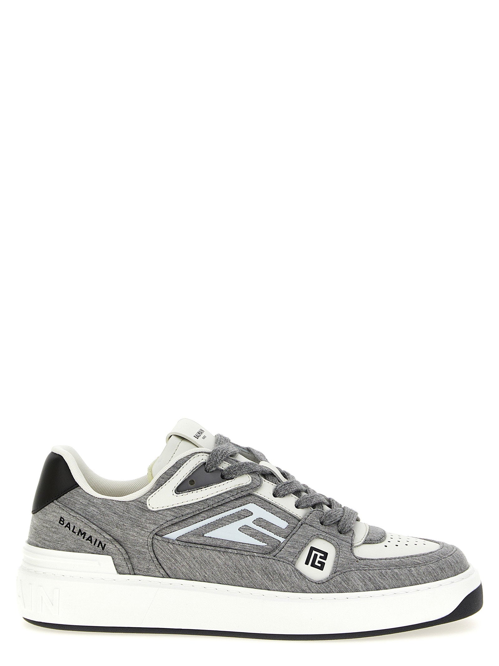 Balmain B-court Skate Sneakers – 75% pl 20% ra 5% pu