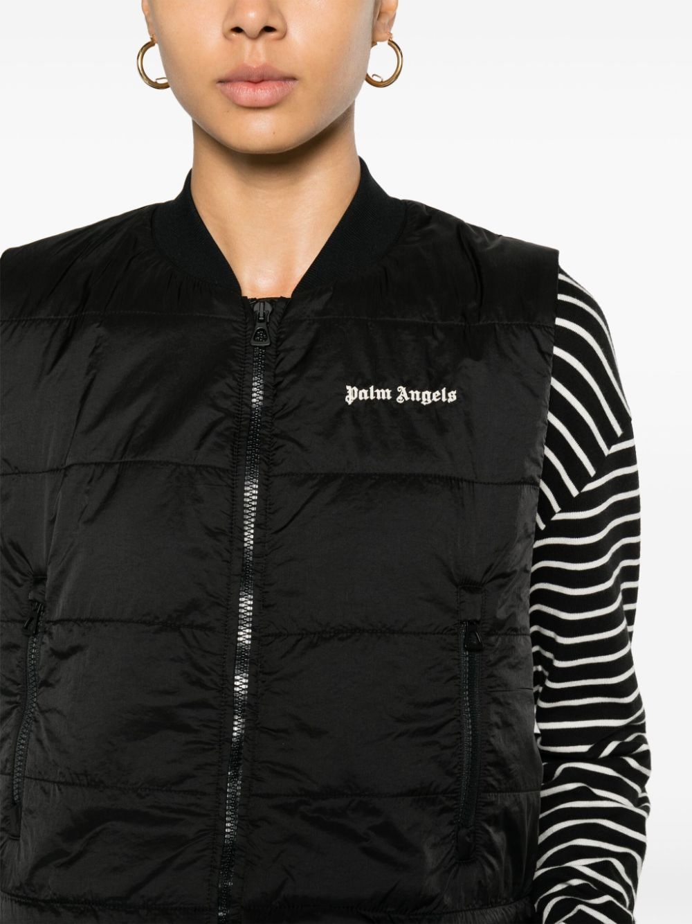 Palm Angels Classic logo 100 gr vest - view 2