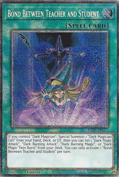 Yu-Gi-Oh! Bond Between Teacher and Student - RA05-EN061 - Starlight Rare - 1st Edition