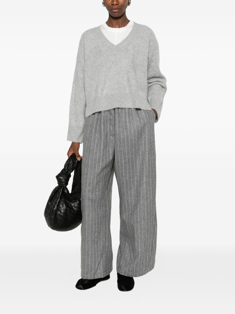 CT PLAGE Sweaters GREY – 100% Wool - view 5