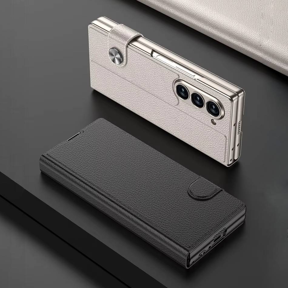 Million Cases Galaxy Z Fold6 Rich Luxe Corporate Leather Case - view 8