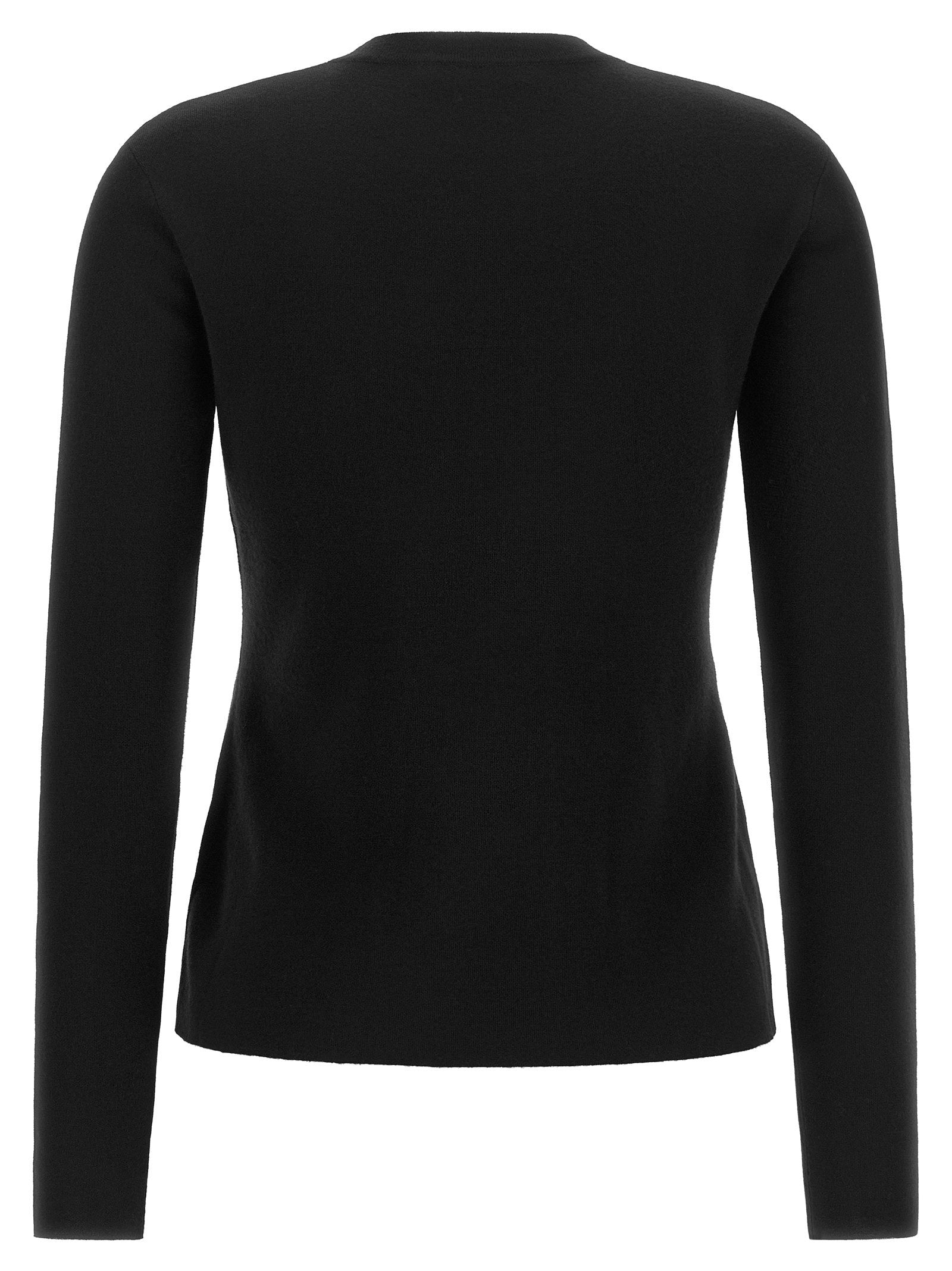 Max Mara Manto Sweater With Embossed Logo – 100% virgin wool - view 2