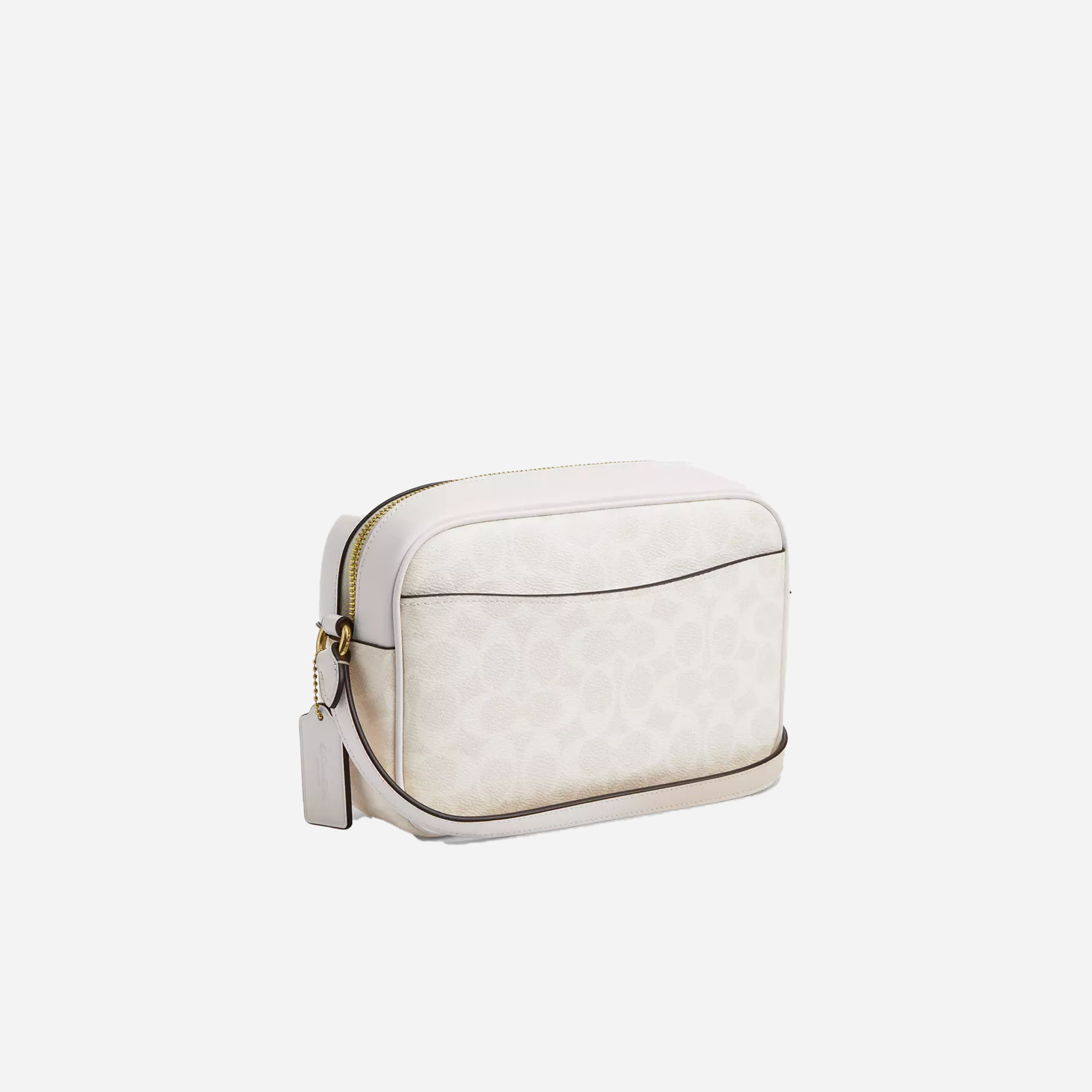 COACH Jamie Camera Bag In Signature Canvas Gold/White/Chalk - view 2