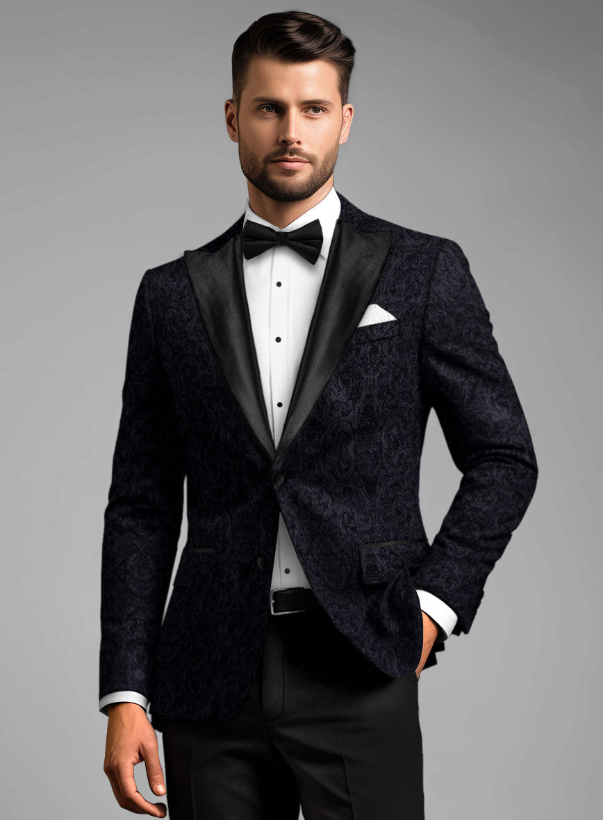 StudioSuits Italian Silk Ziani Tuxedo Blazer - view 2