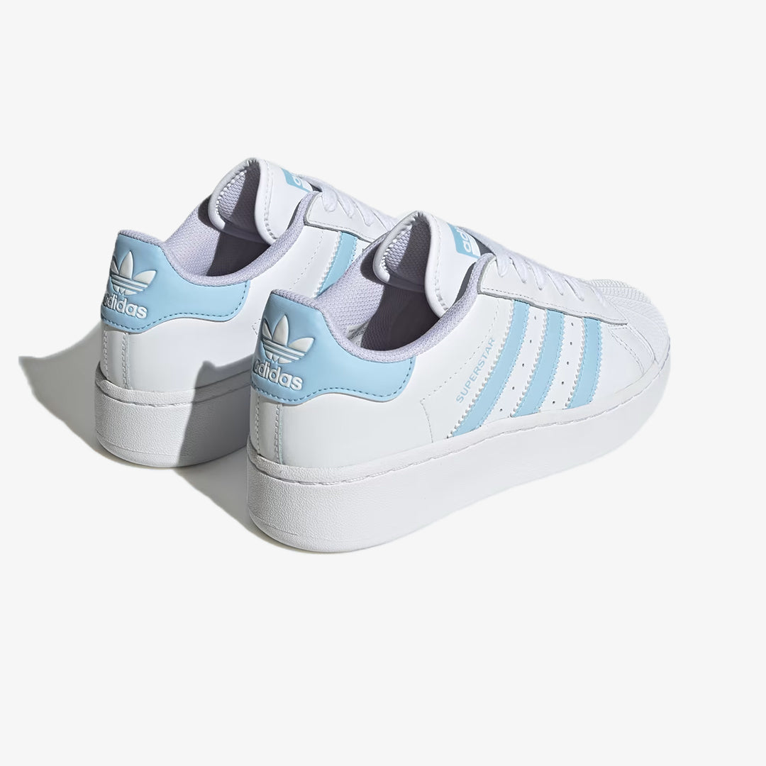 Adidas Originals | SUPERSTAR XLG TENNIS { WHITE/SKY BLUE - view 2
