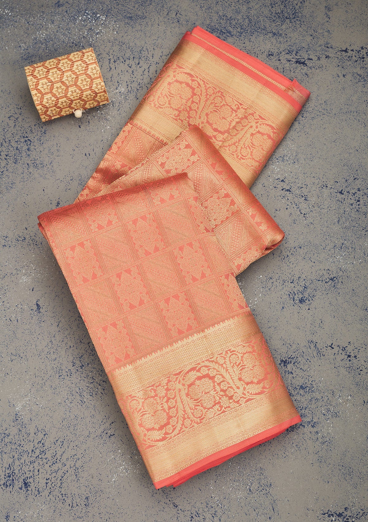 Koskii Pink Zariwork Pure Silk Saree – Women's