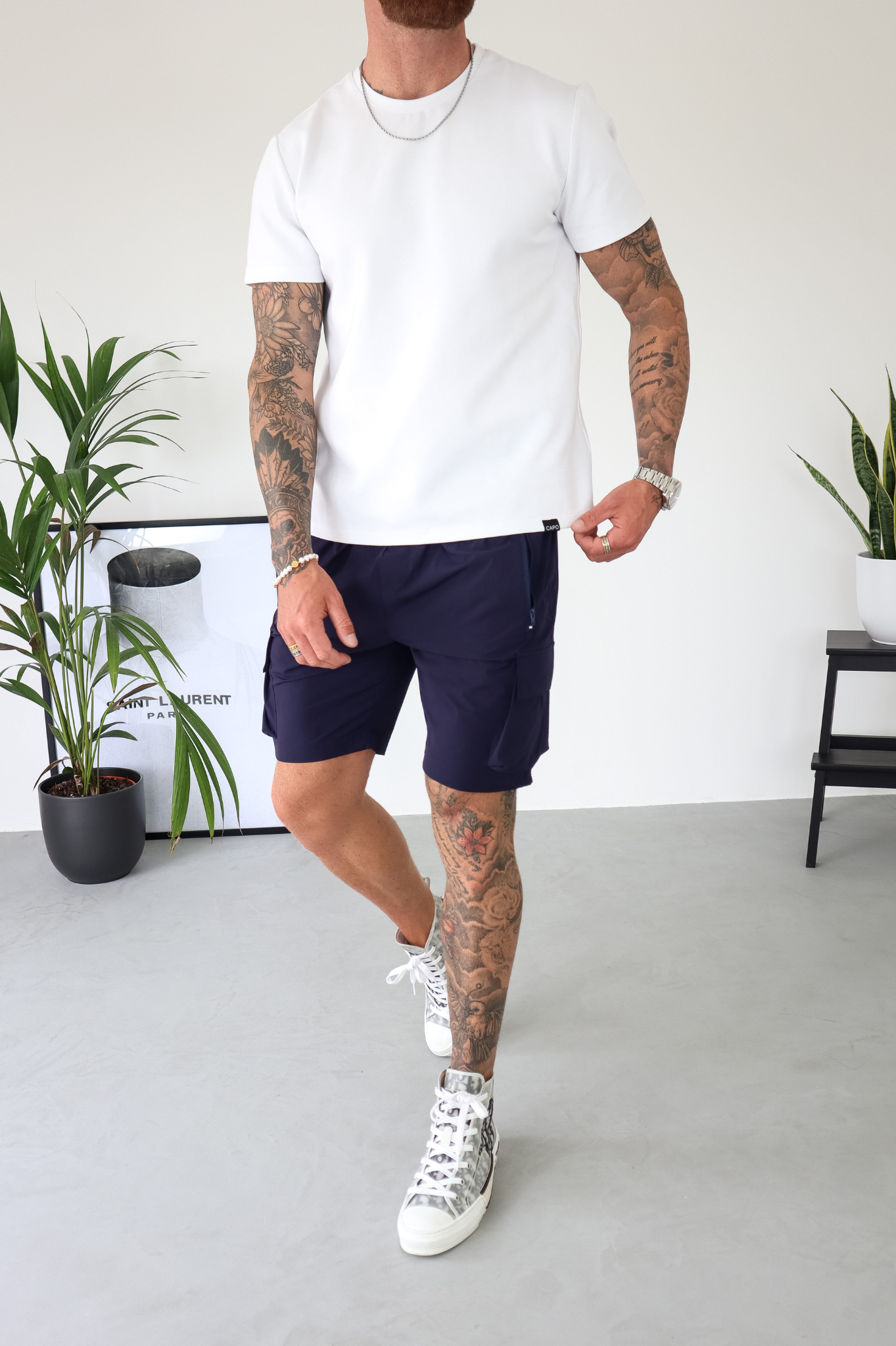 CAPO Lightweight Navy Cargo Shorts - view 5