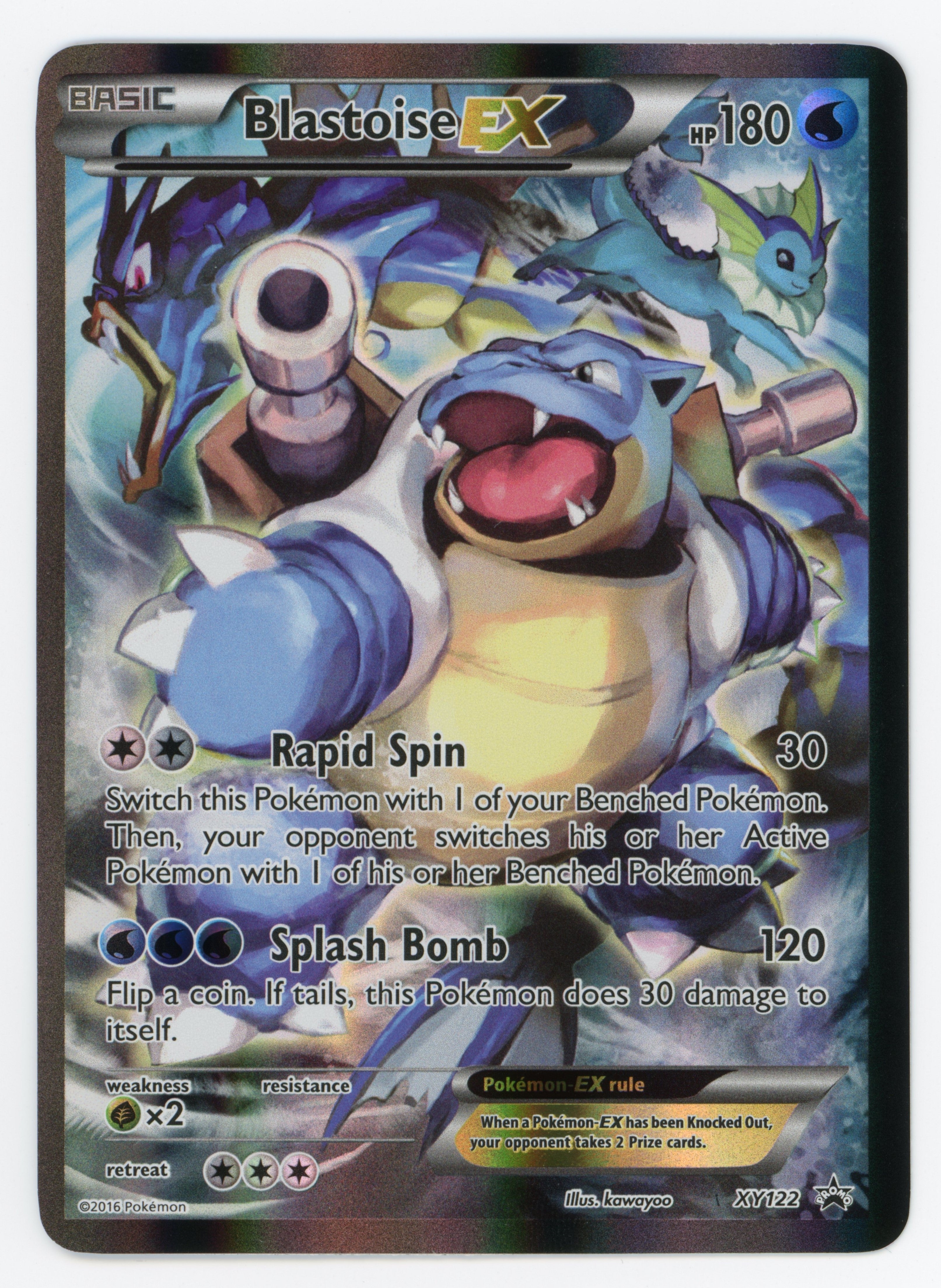 Pokémon Blastoise-EX - XY122 - Promo - Ultra Rare - Scan 13333