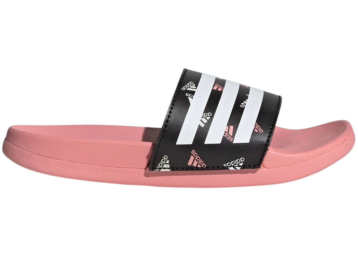 Yeezy adidas Adilette Comfort Slides Semi Pink Spark Cloud White Core Black (GS)