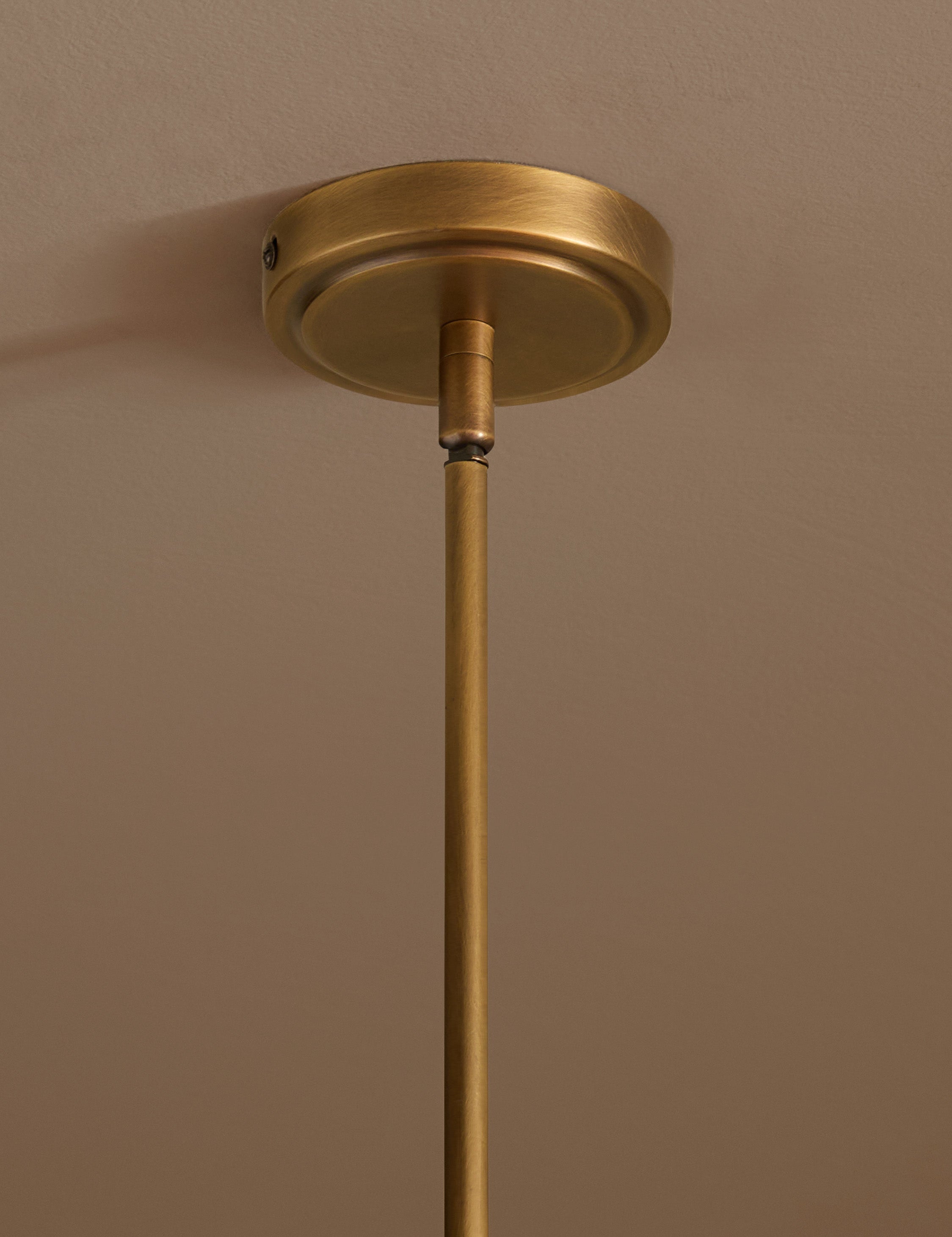 Lulu and Georgia Badgley Pendant – Red Stripe and Antique Brass - view 6