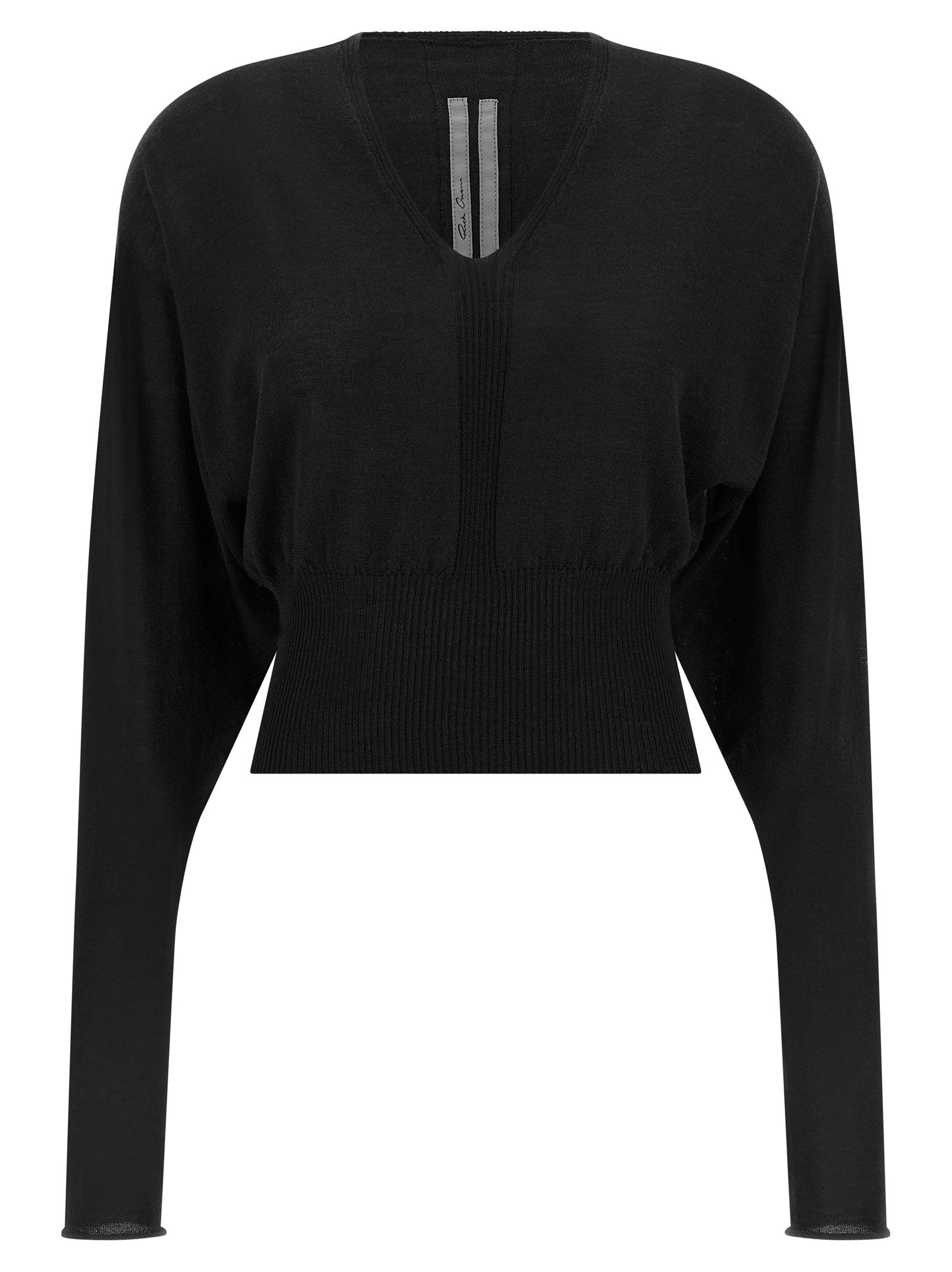 Rick Owens V Cropped Top – 100% cotton