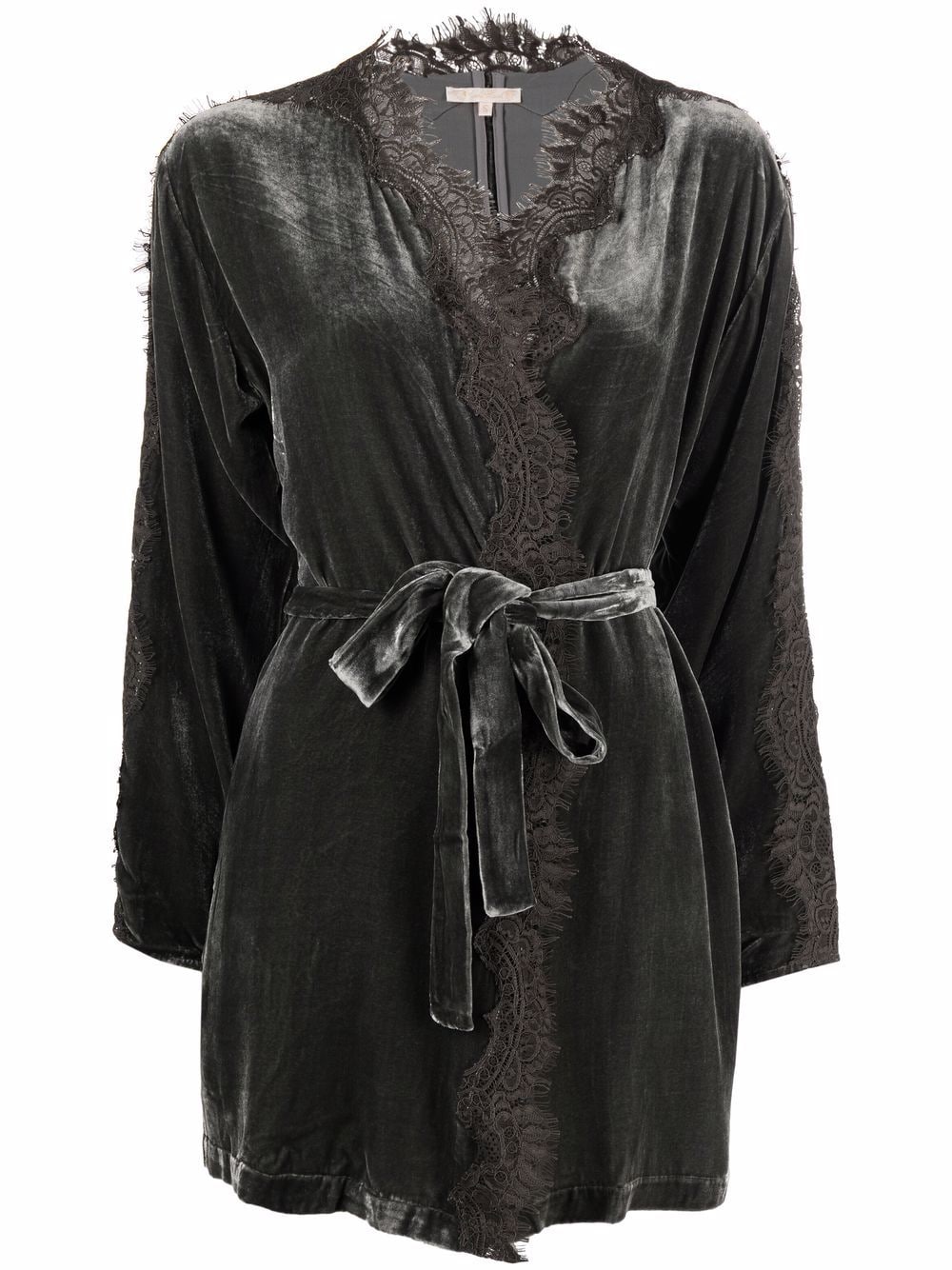 Gold Hawk Velvet long duster – Rayon 80%, Silk 20%