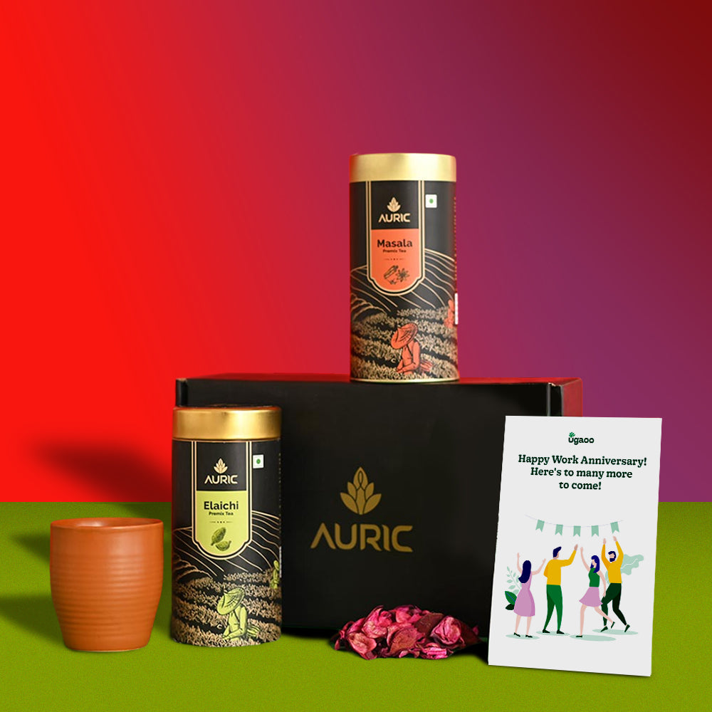 Ugaoo Jade Mini with Auric Premix Tea Gift Hamper - view 3