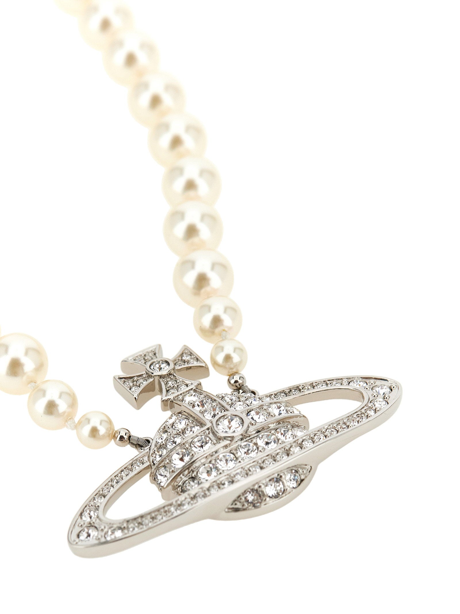 Vivienne Westwood Man. Bas Relief Pearl Necklace - view 2