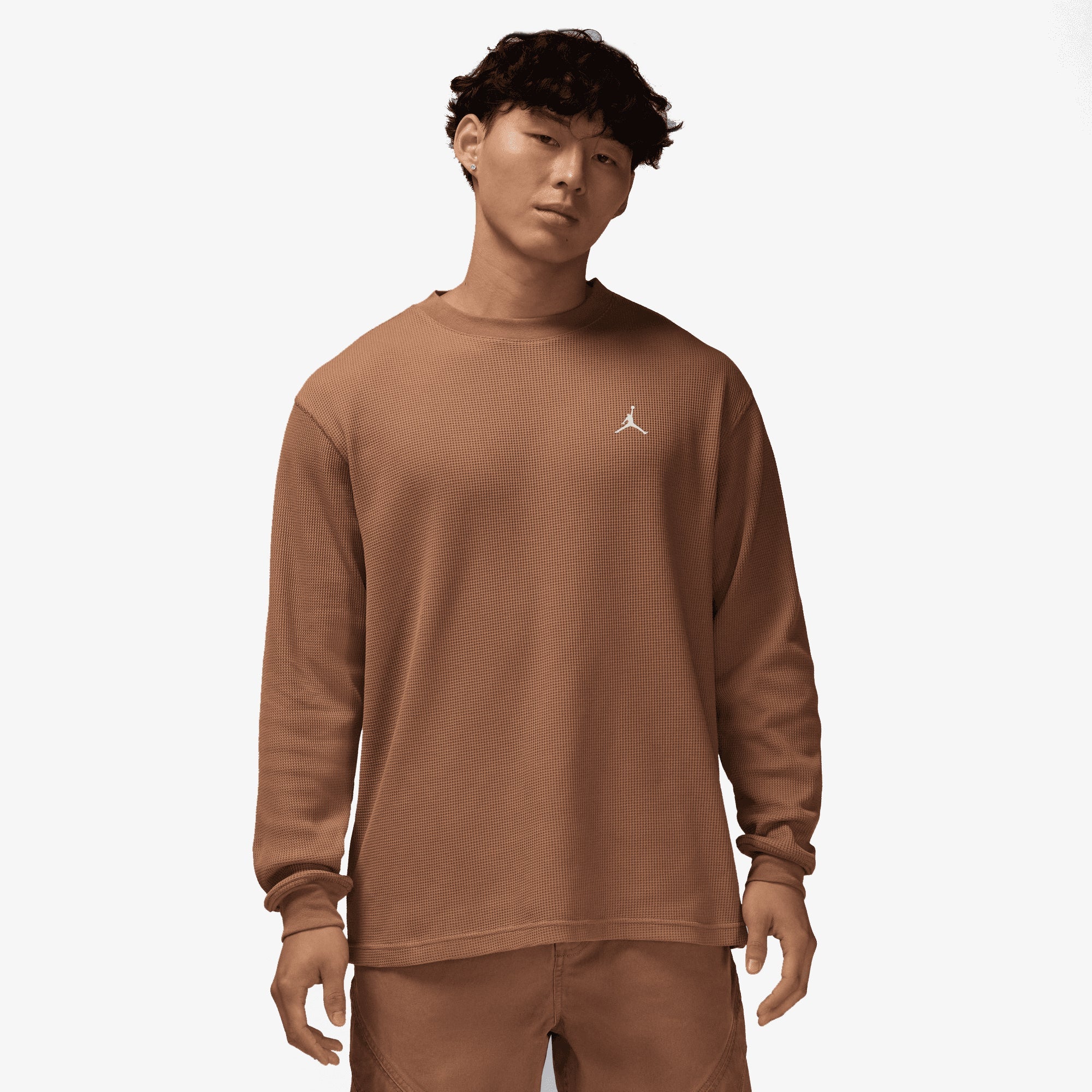 Long-sleeve top archaeo – Jordan | Essentials Long-sleeve Top { Archaeo Brown/sail
