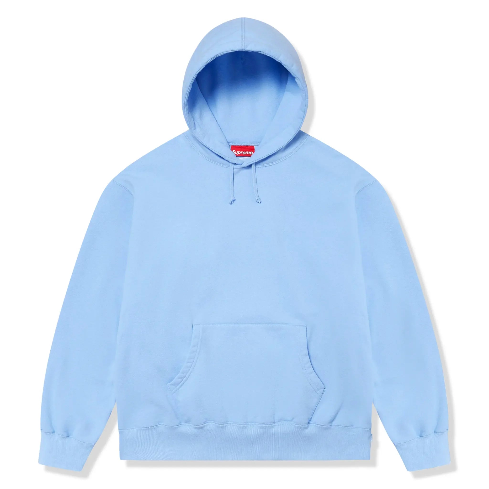 Supreme Satin Applique Light Blue Hoodie (FW24)