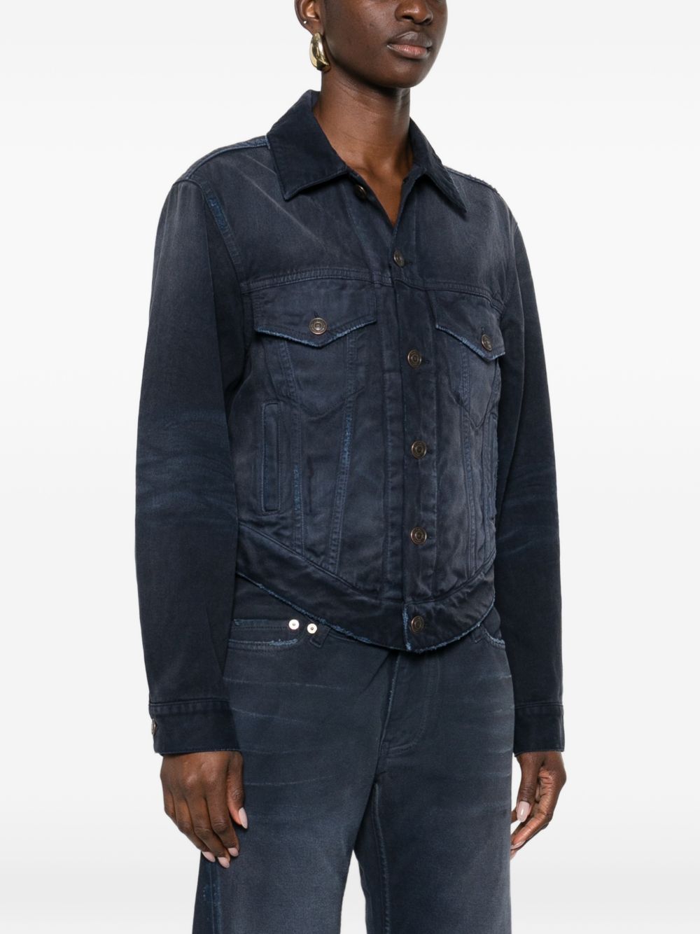 Balenciaga Curved Waistband Jacket – Cotton 100% - view 5