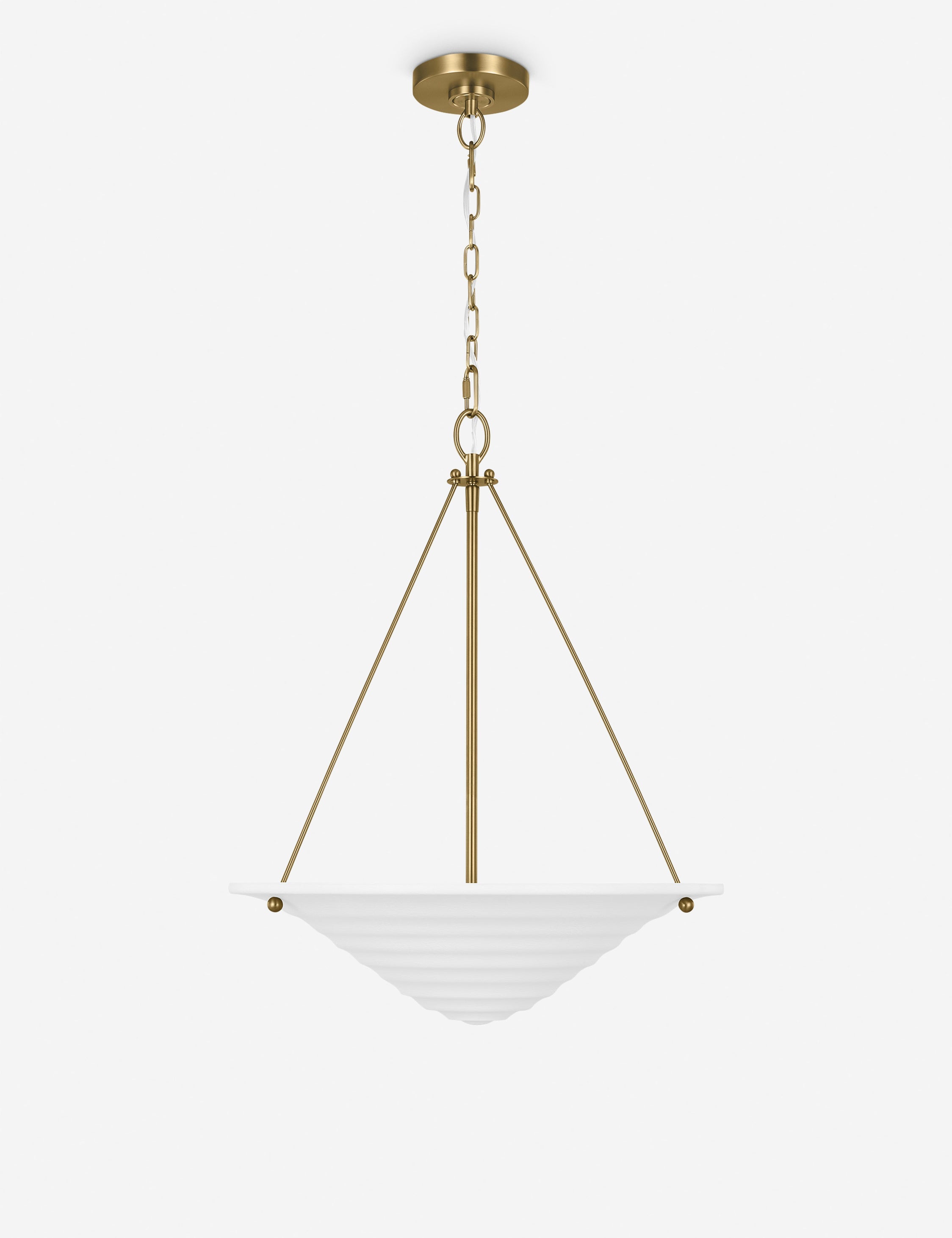 Lulu and Georgia Fuente Pendant Light – Brass - view 2