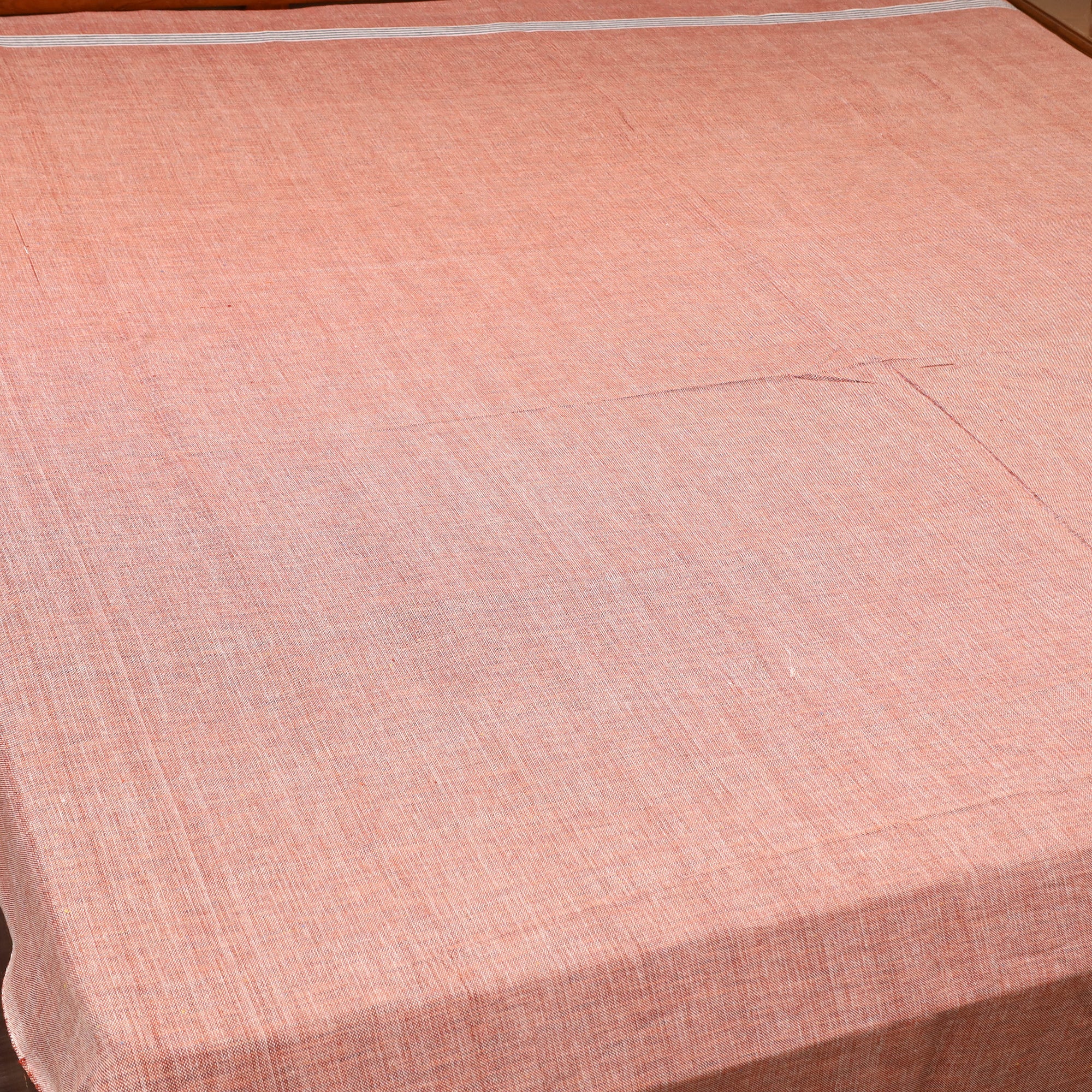 GWALIOR HANDLOOMS Brown - Plain Cotton Double Handloom Bed Cover (98 x 90 in) 14 - view 2