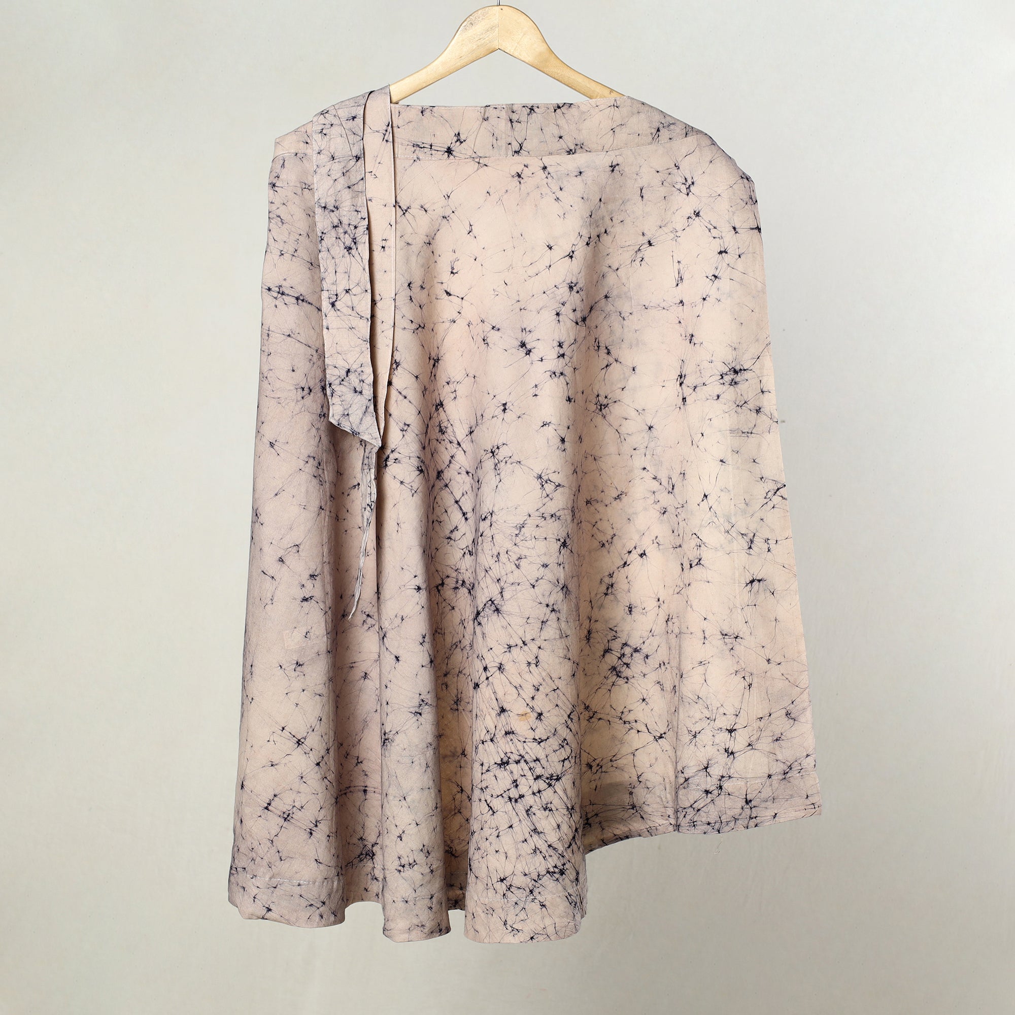 NOORI BAZAR Beige - Hand Batik Printed Cotton Wrap Around Skirt 20