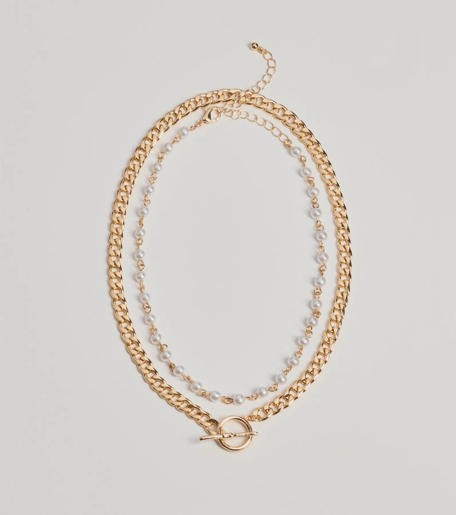 Windsor Sleek Glam Two-Pack Chain Necklace Set