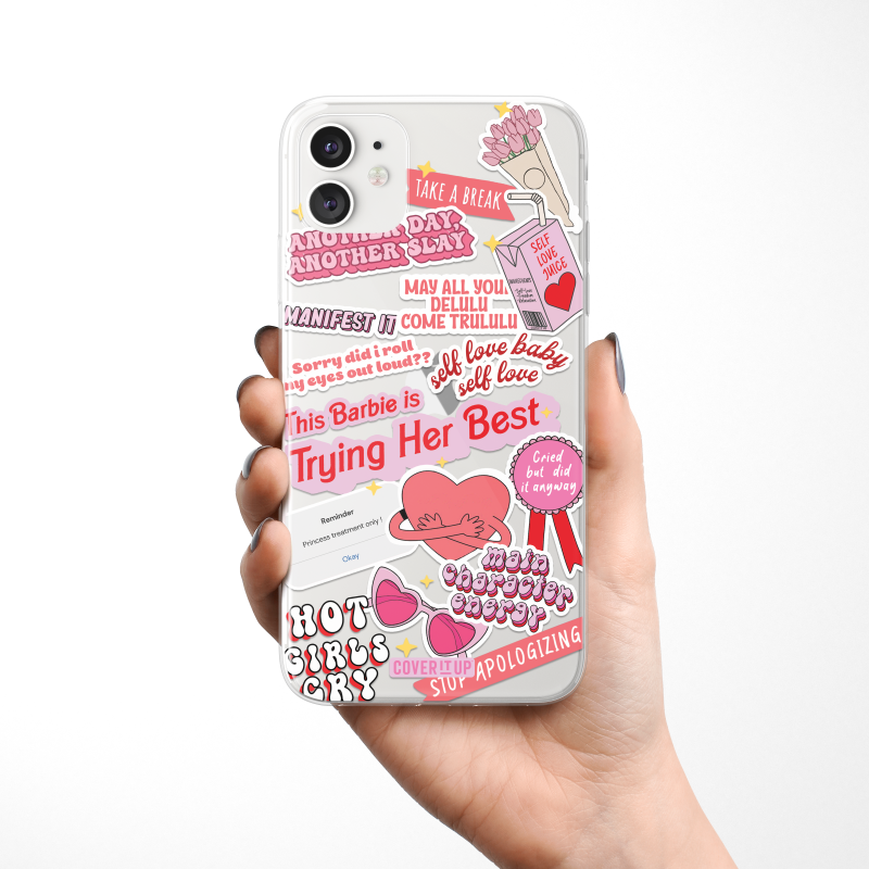 Design Phone Cases Self-love Clear Silicone Case - view 3