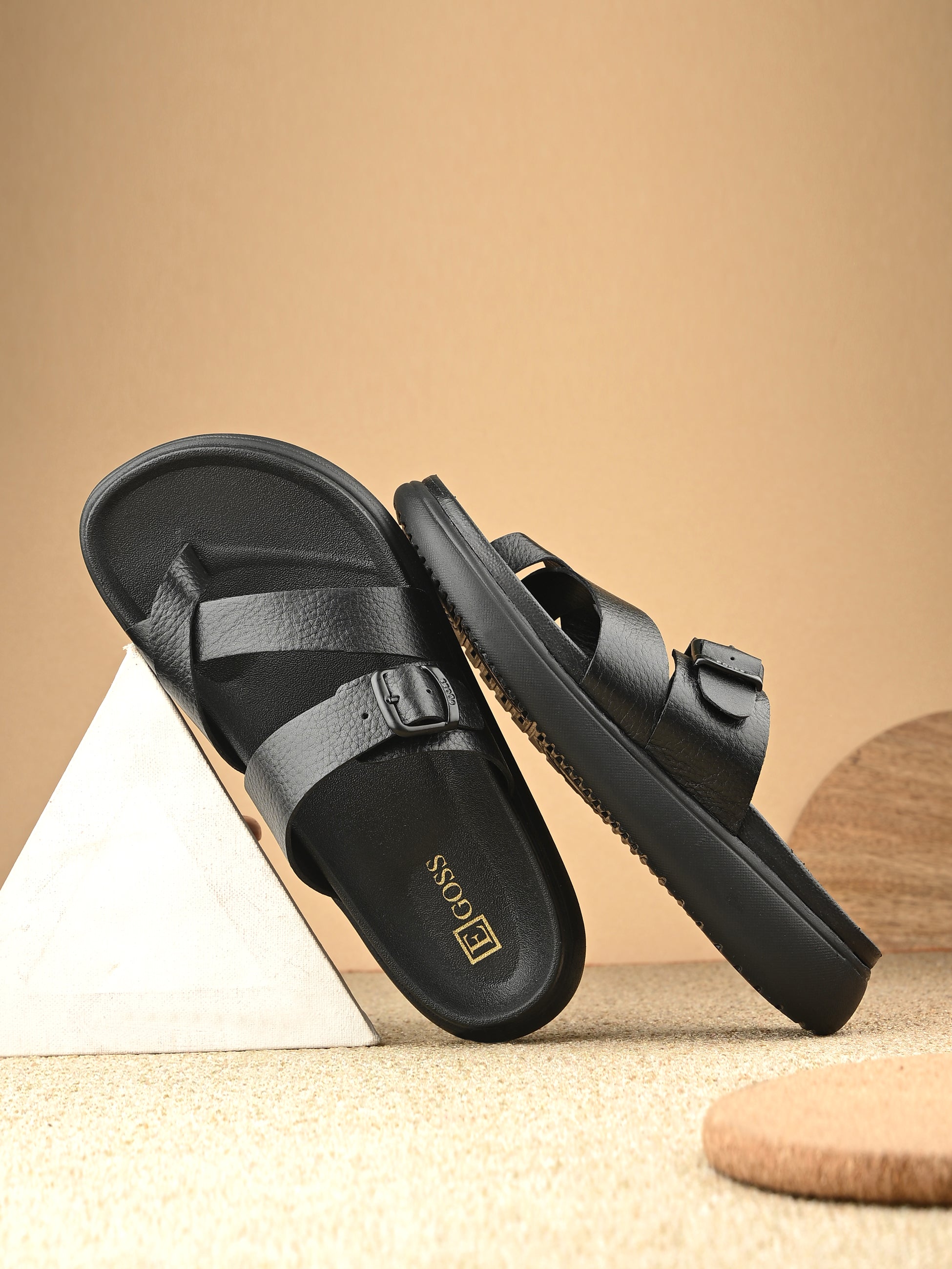 Egoss Shoes Comet Leather Slippers by Aspeerio - view 2