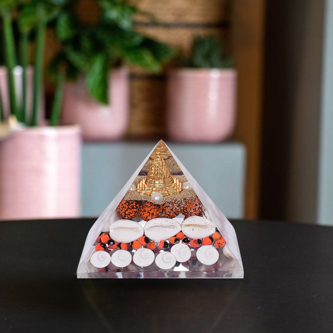 Gemsmantra Orgonite Laxmi Pyramid - view 2