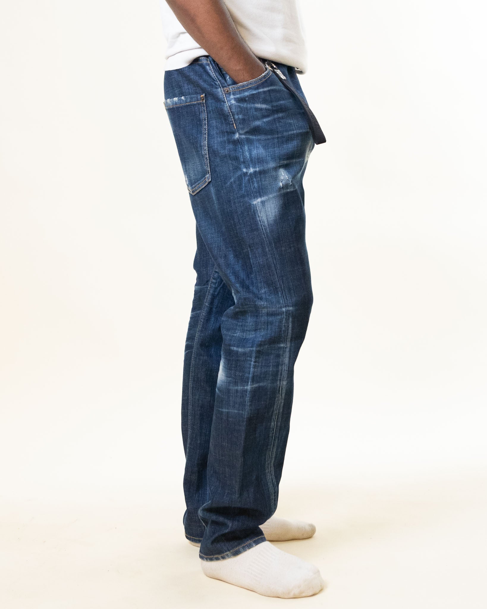 DSQUARED2 Dsquared Blue Torn Denim - view 4