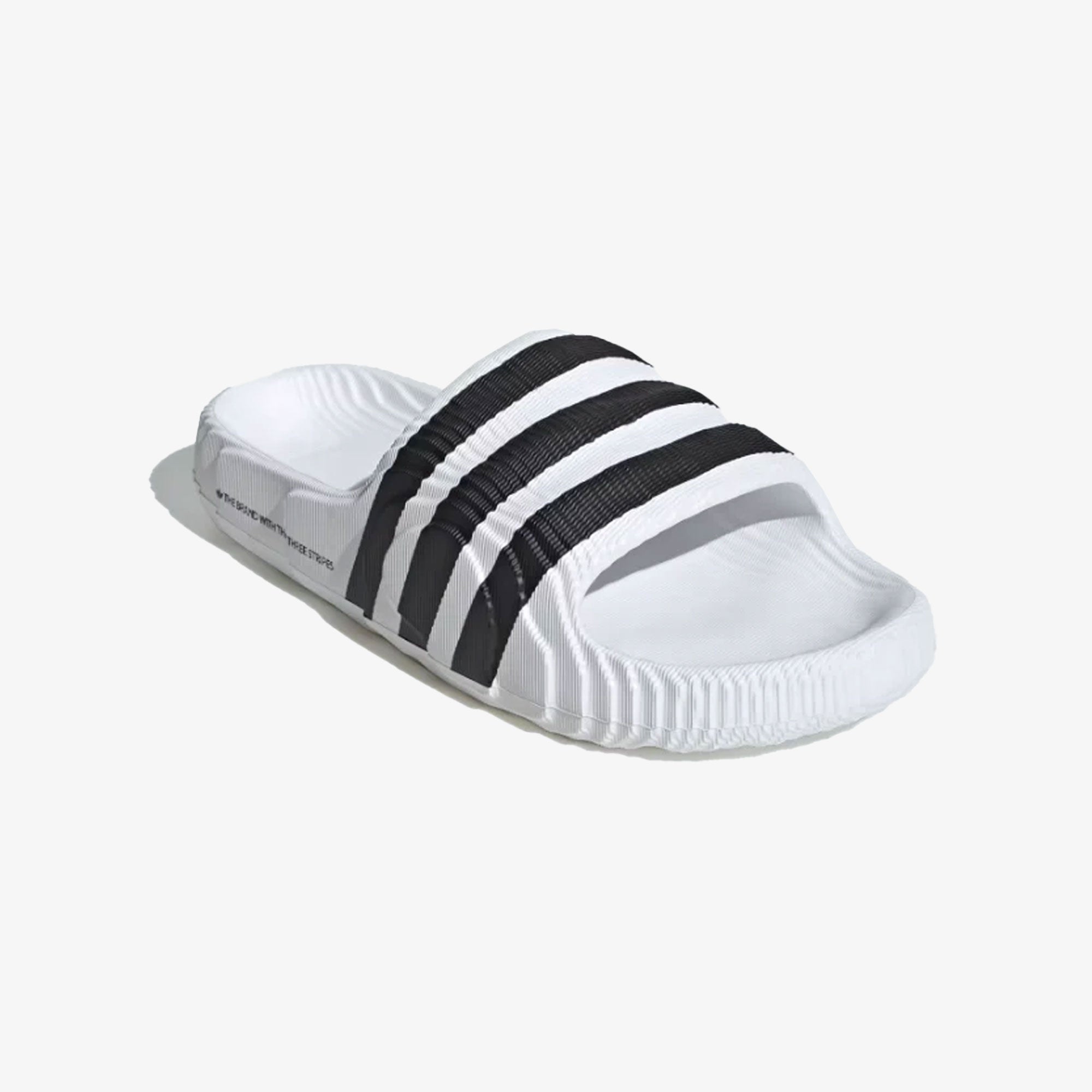 Adidas Originals | Adilette 22 Slides { White/black - view 2