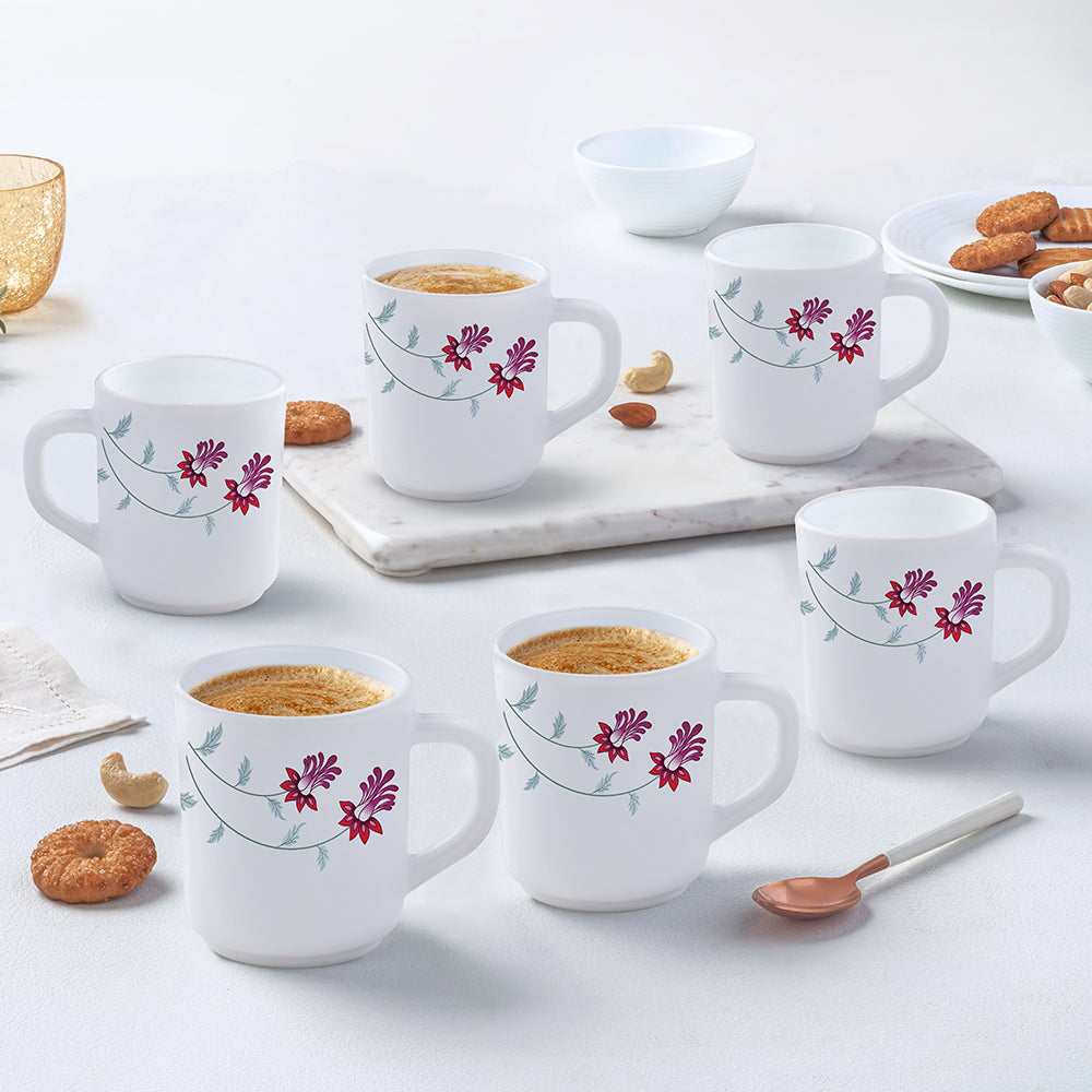 My Borosil Larah by Borosil Flower Pot Mug Set