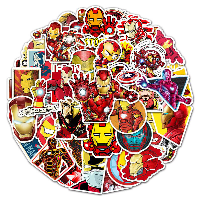 Big Daddy Iron Man Sticker Set