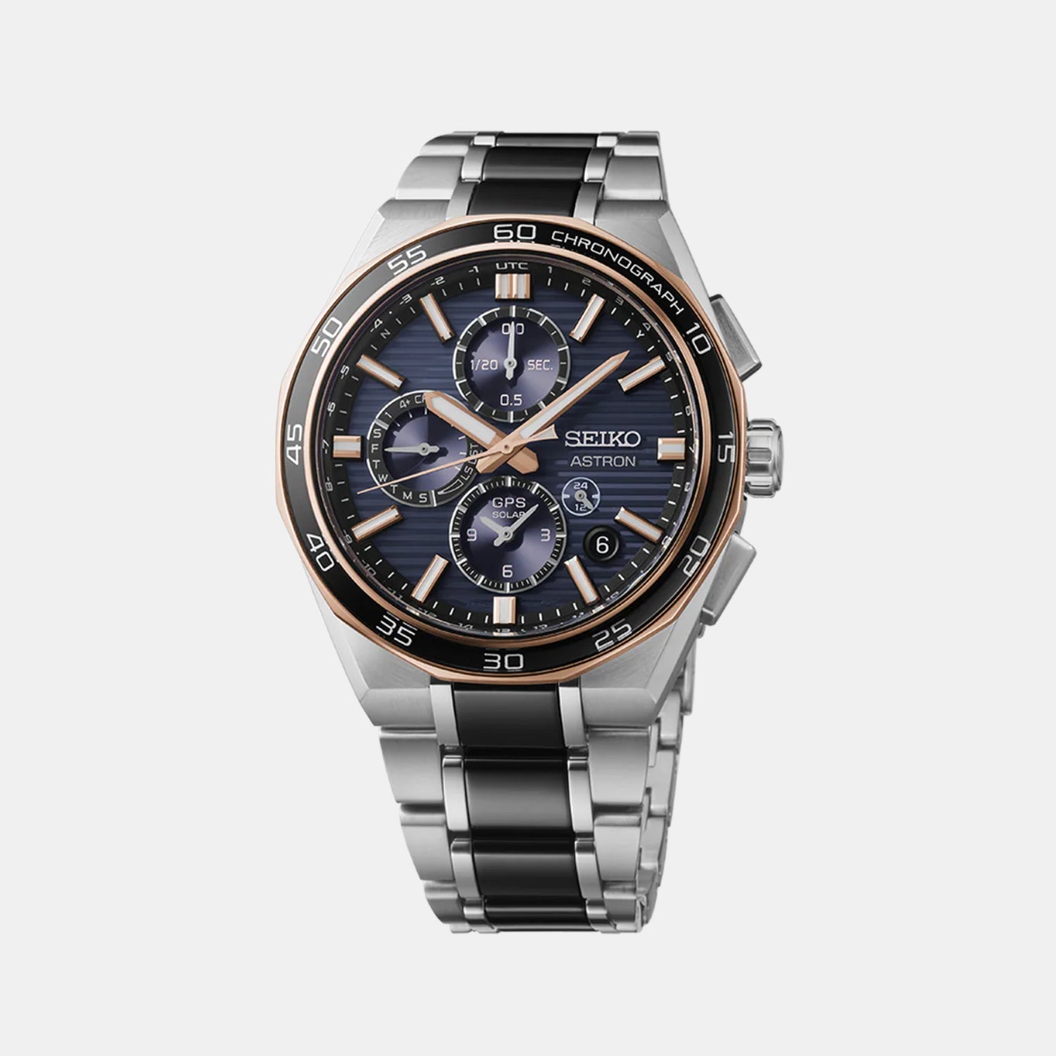 Seiko Astron GPS Solar Dual-Time Chronograph Limited Edition Men Watch SSH180J1