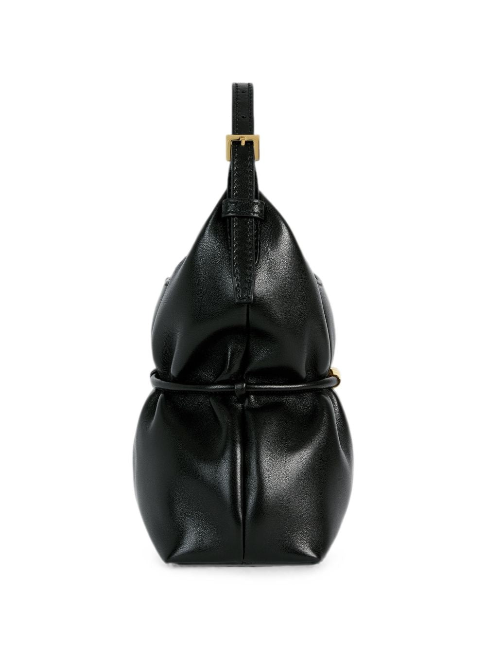 Balmain Draped Drawstring Bag – 100% Lamb Leather - view 5